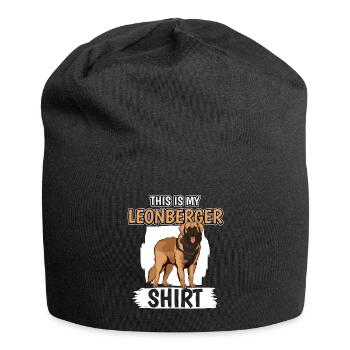 Leonberger This Is My Leonberger Shirt - Jersey Beanie - black - Front