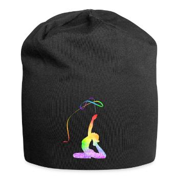 Rhythmic Sports Gymnastics Band RSG Gift Idea - Jersey Beanie - black - Front