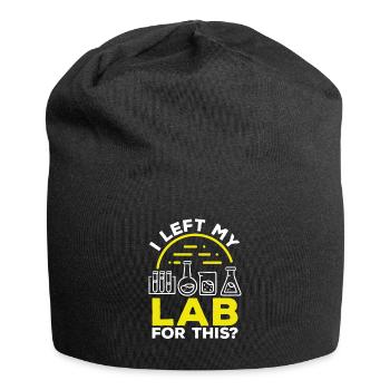 Labratory Technician Left my Lab for this Lab - Jersey Beanie - black - Front