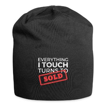 Everything I Touch Turns To Sold Immobilier - Bonnet en jersey - noir - Devant