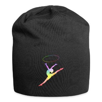 Rhythmic Sports Gymnastics Tire RSG Gift Idea - Jersey Beanie - black - Front