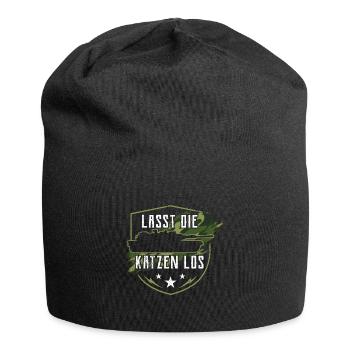Panzer - Jersey-Beanie - Schwarz - Vorne