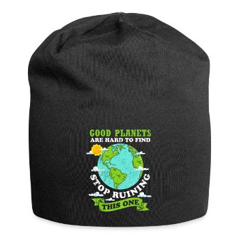 Changement climatique - Bonnet en jersey - noir - Devant