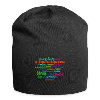 Liberté Paix Démocratie - Politique de l’Etat - Bonnet en jersey - noir - Devant
