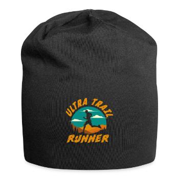 Ultra Trail Running Humour Coureur Trail Runner - Bonnet en jersey - noir - Devant