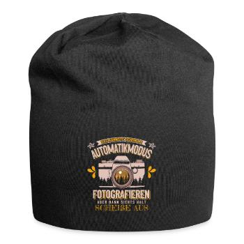 Humorvoller Fotografin Spruch, Fotografie Geschenk - Jersey-Beanie - Schwarz - Vorne
