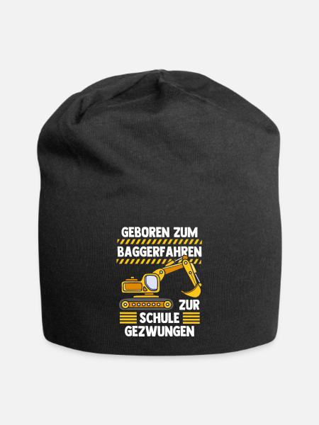 Bagger - Jersey-Beanie - Schwarz