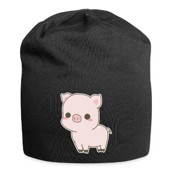 Sweet pig - Jersey Beanie - black - Front