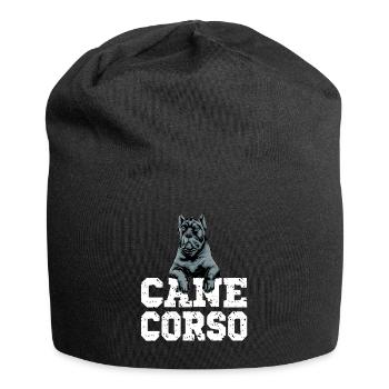 Cane Corso pour un propriétaire de Cane Corso Cane - Bonnet en jersey - noir - Devant