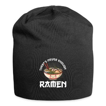 Ramen Japan Japanisch Nudeln Asiatisch Geschenk - Jersey-Beanie - Schwarz - Vorne