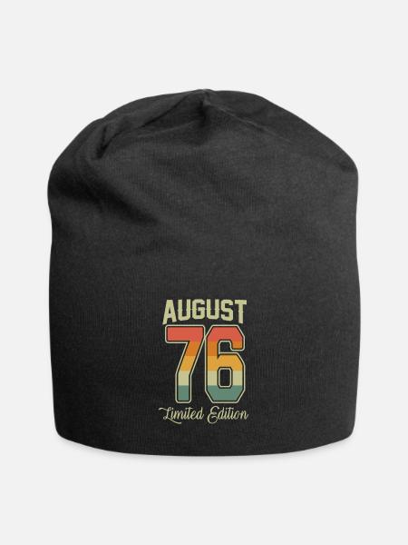 Vintage 45e anniversaire Août 1976 Sportif - Bonnet en jersey - noir
