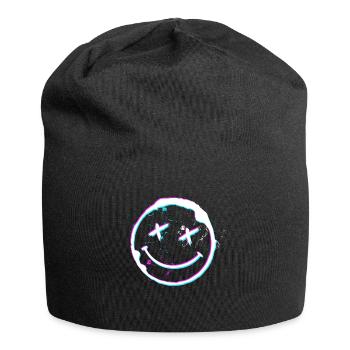 Techno Musik Psy Trance Acid Hardtekk - Jersey-Beanie - Schwarz - Vorne