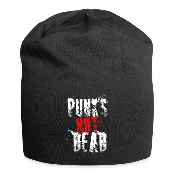 Punk is not Dead Punks Rock Punker Rock music - Jersey Beanie - black - Front