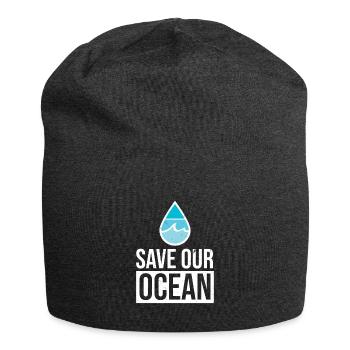 Save the Ocean - Bonnet en jersey - charbon - Devant