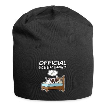 Official Sleepshirt Pajamas Pointer Dog - Jersey Beanie - black - Front