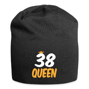 38. Geburtstag 38 Jährige 38 Jahre - Jersey-Beanie - Schwarz - Vorne