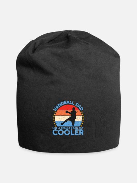 Handball Handballspieler Dad - Jersey-Beanie - Schwarz