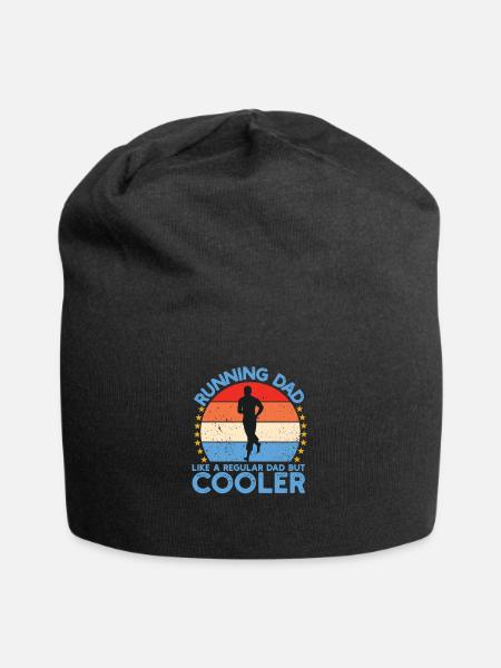 Running Dad Ausdauerlauf - Jersey-Beanie - Schwarz