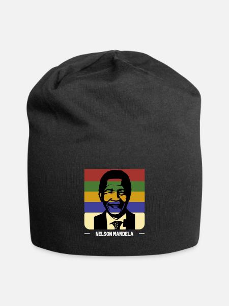 Nelson Mandela Day VII - Jersey Beanie - black