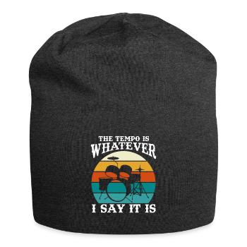 Tempo Whatever I Say it Is Batteur Vintage - Bonnet en jersey - charbon - Devant