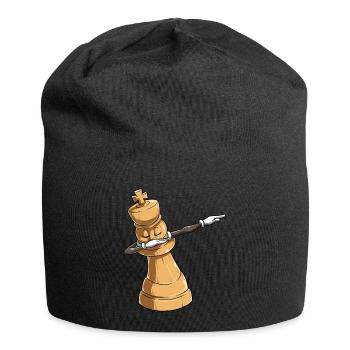 Le roi des échecs Dab Dabbing Danse - Bonnet en jersey - noir - Devant