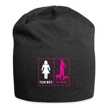 Your Wife My Wife - Goat Lovers - Jersey Beanie - black - Front