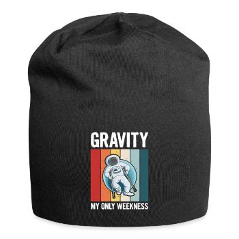 Beinbruch Design für einen Freund mit einem - Jersey-Beanie - Schwarz - Vorne