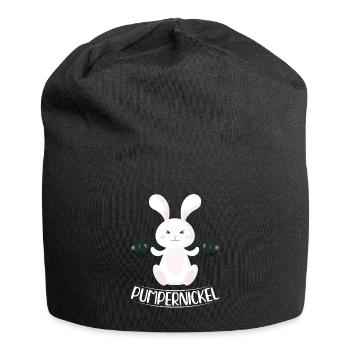Pumpernickel Rabbit Rabbit Fitness Crosslifter - Jersey Beanie - black - Front