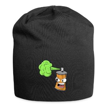 Graffiti Sprayer Spray Can Street Art Artist - Jersey Beanie - black - Front