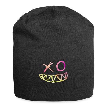 Techno Party Gesicht MDMA Extasy Festival - Jersey-Beanie - Anthrazit - Vorne
