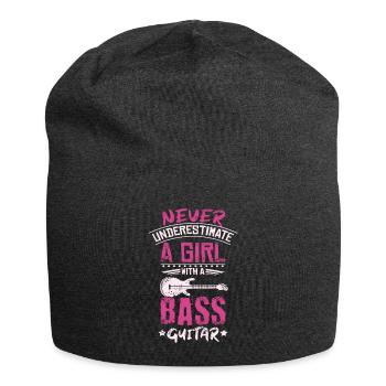 Bass Girl - Bonnet en jersey - charbon - Devant