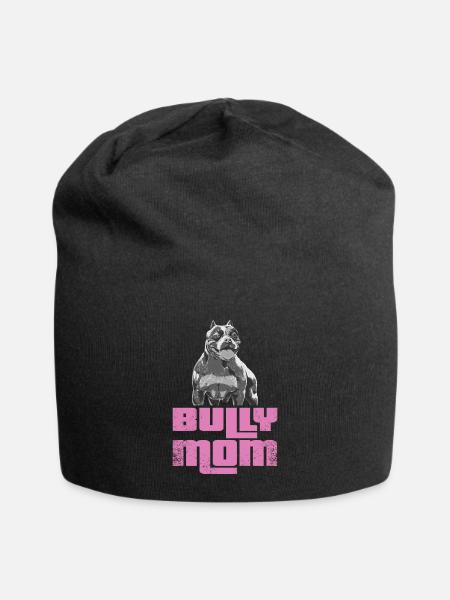 American Bully Mom Hund Hundebesitzerin Geschenk - Jersey-Beanie - Schwarz