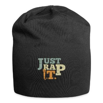 Hip Hop Sort Just Rap it Rapper Rap - Bonnet en jersey - noir - Devant