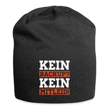 Kein Backup Kein Mitleid Programmierer - Jersey-Beanie - Schwarz - Vorne