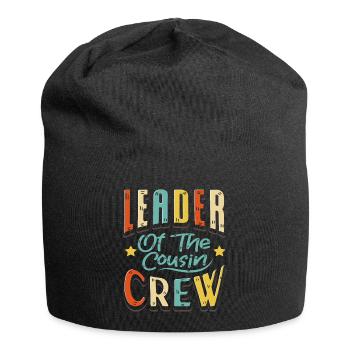 Anführer Cousin Crew Kusine - Jersey-Beanie - Schwarz - Vorne