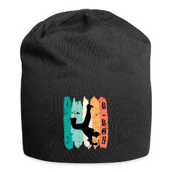 B-Boy Breakdancer Street Art Urban Danse Hip Hop - Bonnet en jersey - noir - Devant