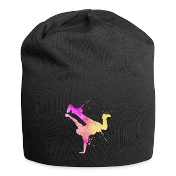 Breakdance Street Art Breakdancer Hip Hop - Jersey-Beanie - Schwarz - Vorne