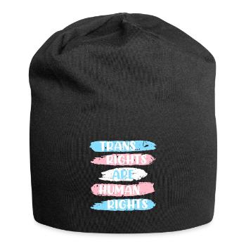 Les transgenres Transgenre Trans Rights are Human Rights - Bonnet en jersey - noir - Devant