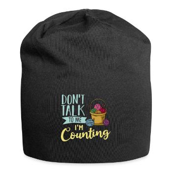 Crochet Knitting Knitting Needles Crochet Needle - Jersey Beanie - black - Front