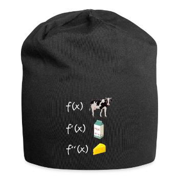 Derivative Function Mathematics Teacher Derivation - Jersey Beanie - black - Front