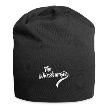 The Würzburger - Jersey-Beanie - Schwarz - Vorne