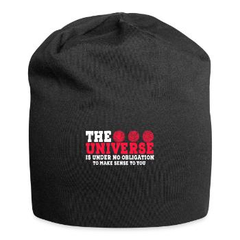 Universe No Obligation Make Sense Astronomie - Bonnet en jersey - noir - Devant