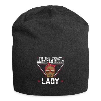 American Bully propriétaire de chien cadeau de maîtresse - Bonnet en jersey - charbon - Devant