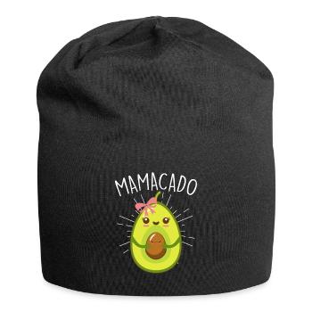 Proverbe mama avocate vegan - Bonnet en jersey - noir - Devant
