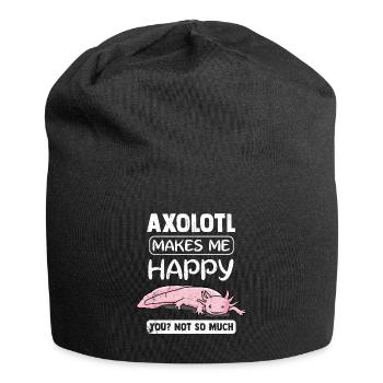 Axolotl Aquarium - Jersey Beanie - black - Front