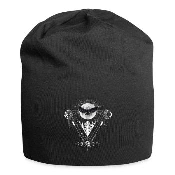 Occult magic accumulatism scultated fans design - Jersey Beanie - black - Front