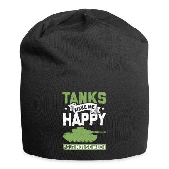 Tank - Jersey Beanie - black - Front