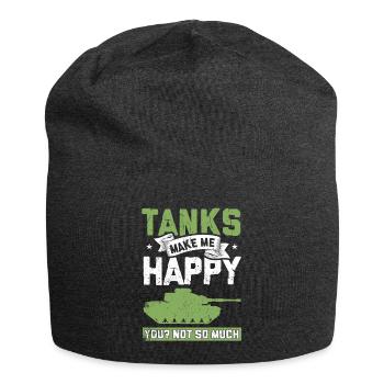 Panzer - Jersey-Beanie - Anthrazit - Vorne