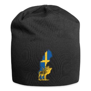 Suède - Bonnet en jersey - noir - Devant