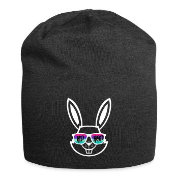 Rapmusk Cool Rabbit Hip Hop - Jersey Beanie - charcoal grey - Front